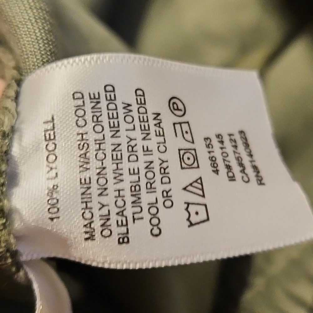 LOFT Olive Green Women's Lyocel Shorts - Picture 10 of 10